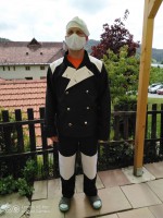 Kominický oděv EU černo-bílý