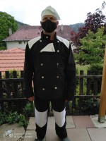 Kominický oděv EU černo - bílý